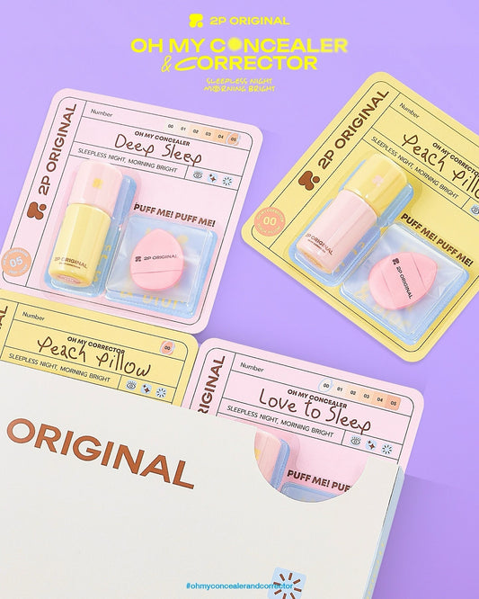 2p oh my concealer & oh my corrector
