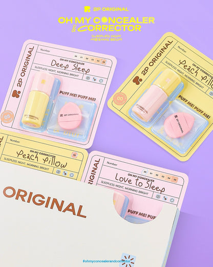 2p oh my concealer & oh my corrector