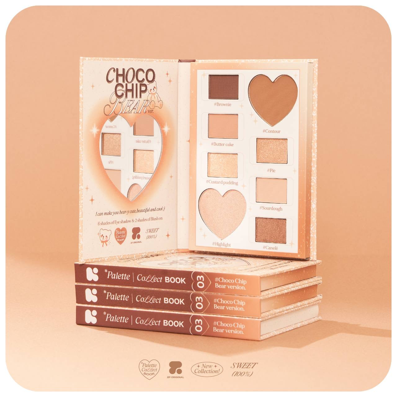 2p palette collect book 眼影胭脂盤