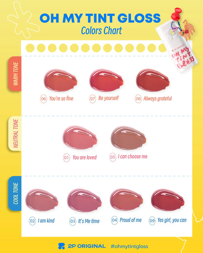 2p original oh my tint gloss