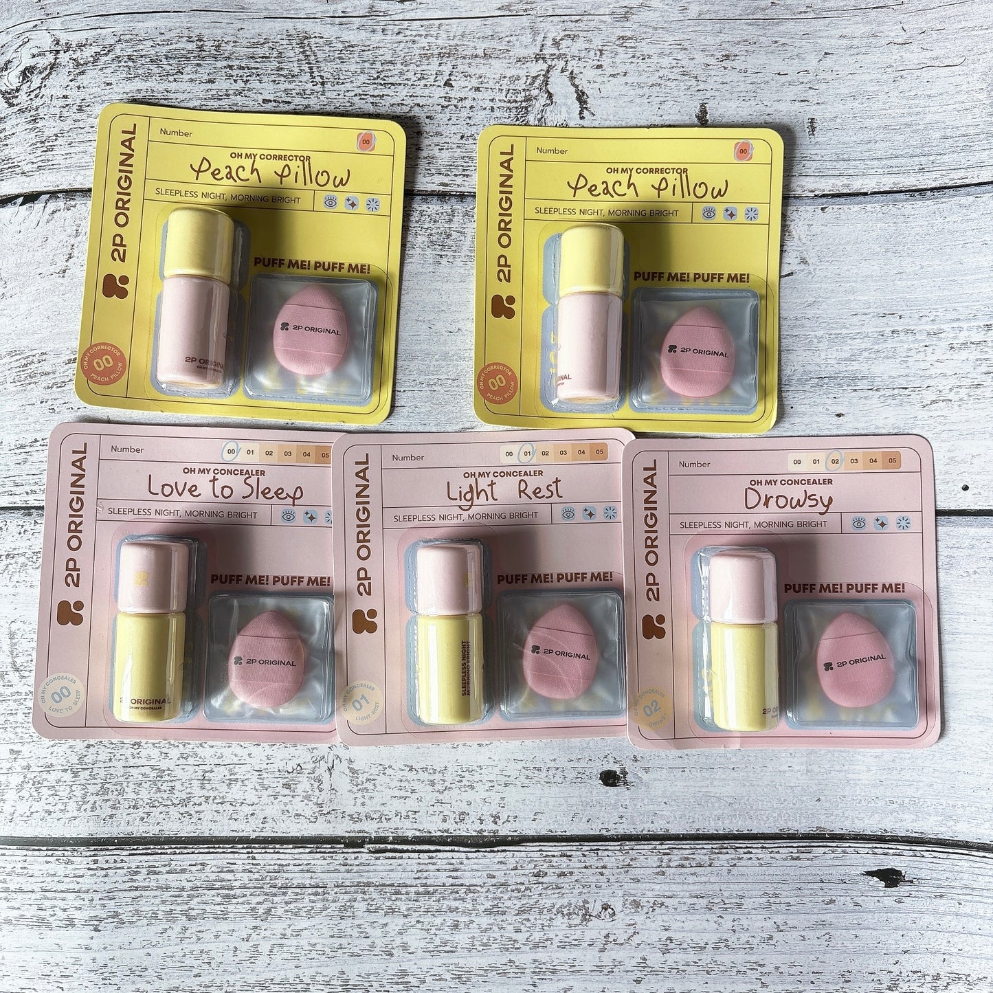 2p oh my concealer & oh my corrector
