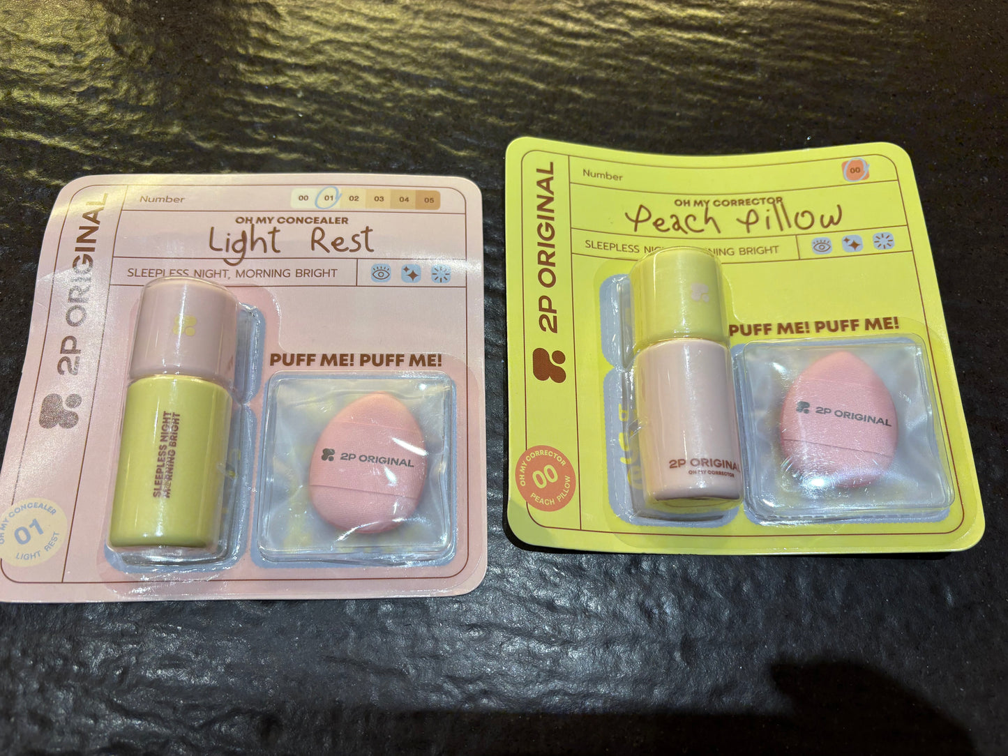 2p oh my concealer & oh my corrector