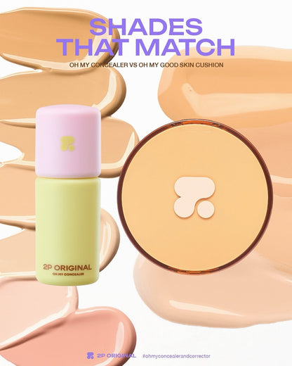 2p oh my concealer & oh my corrector