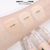 About tone 粉底液Nothing but Nude foundation