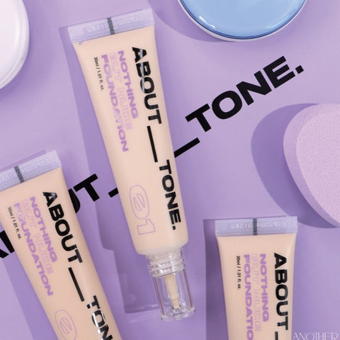 About tone 粉底液Nothing but Nude foundation