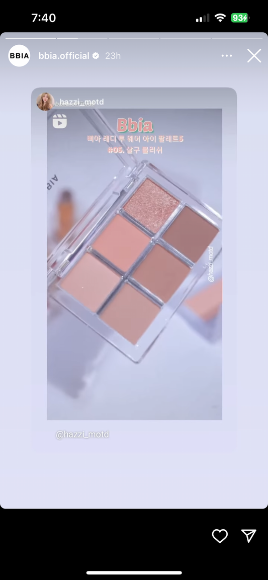 Bbia Ready to wear eyeshadow 眼影