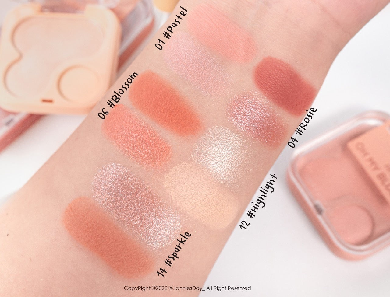 2p original 新版oh my blush 2 in 1