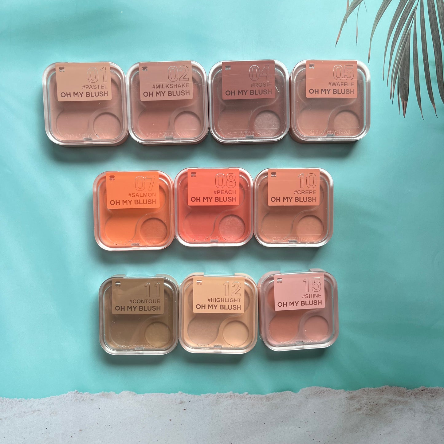 2p original 新版oh my blush 2 in 1